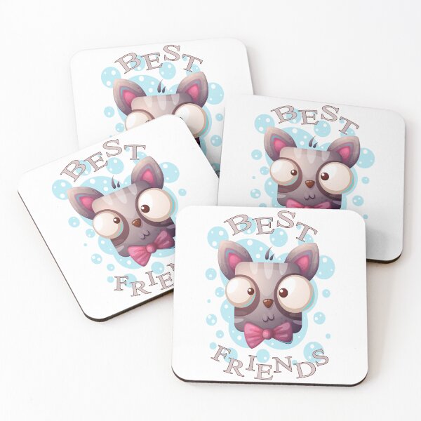 Item preview, Best friends funky looking dog cartoon designed and sold by aventi24.