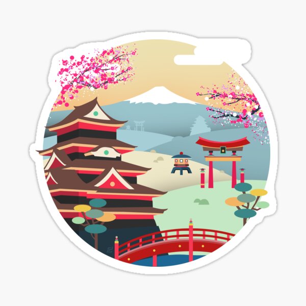 Tokyo Japan Sticker For Sale By Ralph Cifra Redbubble