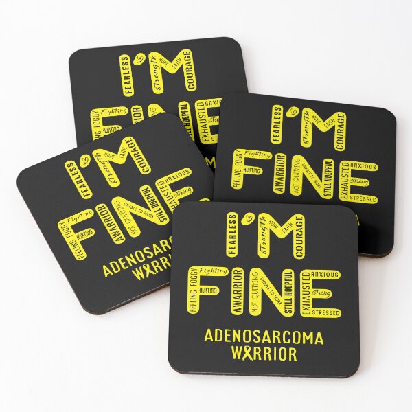 Item preview, Adenosarcoma Warrior - I Am FINE, Support Adenosarcoma Warrior Support Gifts designed and sold by RidnerStore.