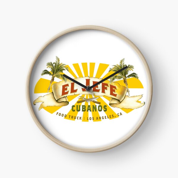 El Jefe Cubanos Food Truck Clock