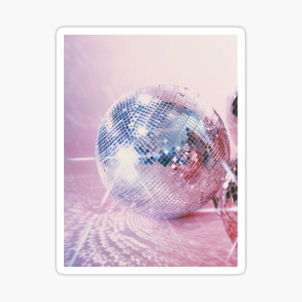 Pink Disco ball  Sticker for Sale by BellaPendy2