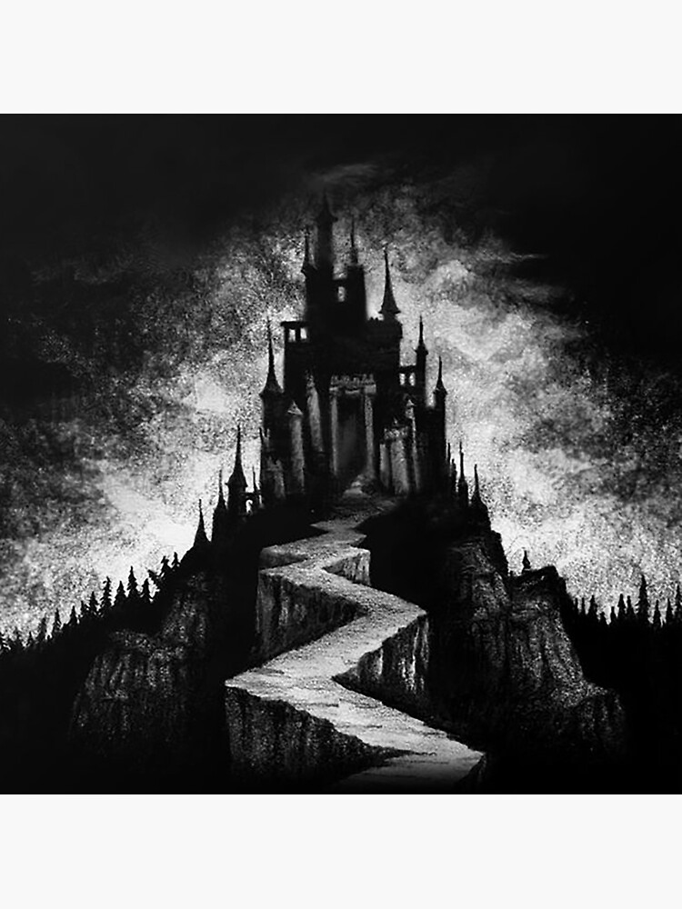 vampire-castle-poster-by-kalabest-redbubble