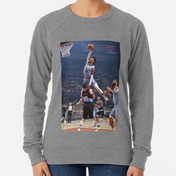 Printify Ja Morant Champion Sweatshirt | Goat Talk Light Steel / M