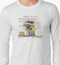 Ninja Chicken - Honing The Skillz II Instagram: @mike.kearldraw Long Sleeve T-Shirt