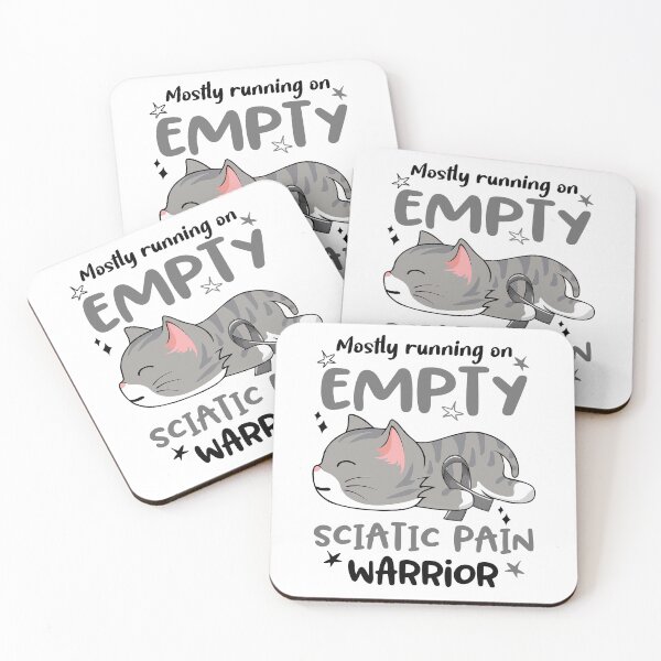 Item preview, Sciatic Pain Awareness, Mostly Running on Sciatic Pain Warrior designed and sold by Tammyilaria.