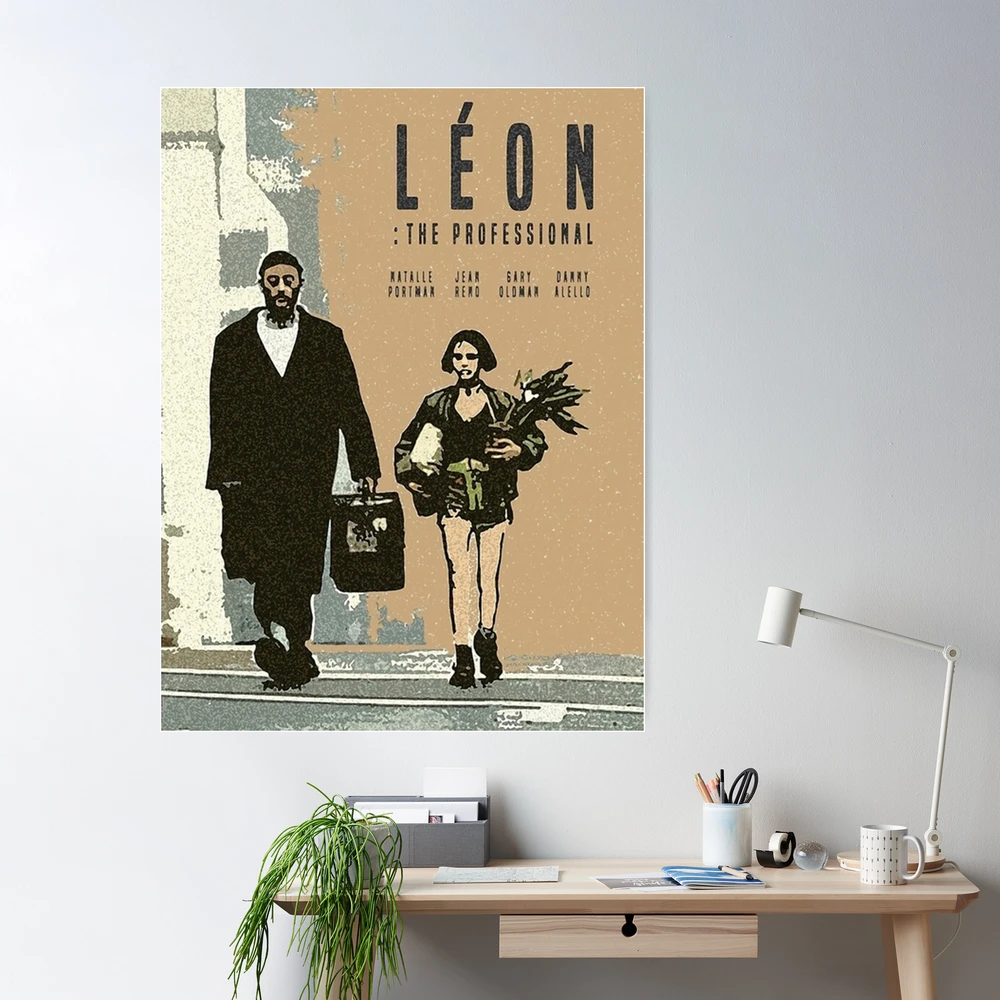 Léon Affiche du film culte vintage Retro Art Print Affiches de