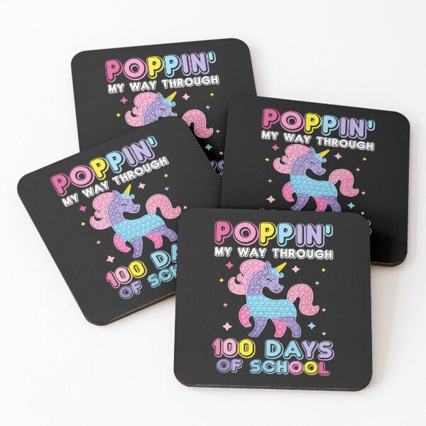 Item preview, Poppin' My Way Through 100 Days Of School Unicorn Pop It designed and sold by douglasgary019.