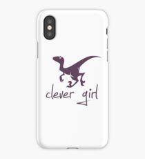 Clever Girl Dinosaur Velociraptor iPhone Case/Skin