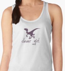 Clever Girl Dinosaur Velociraptor Women's Tank Top