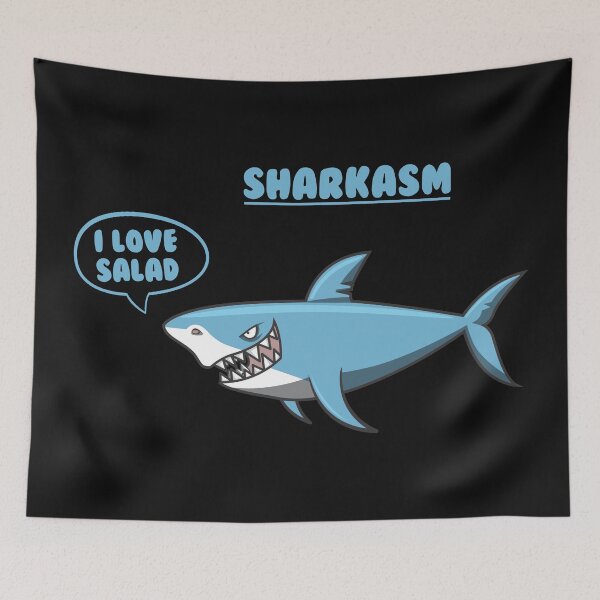 Item preview, Sharkasm Shark Sea designed and sold by Abraqadabra.