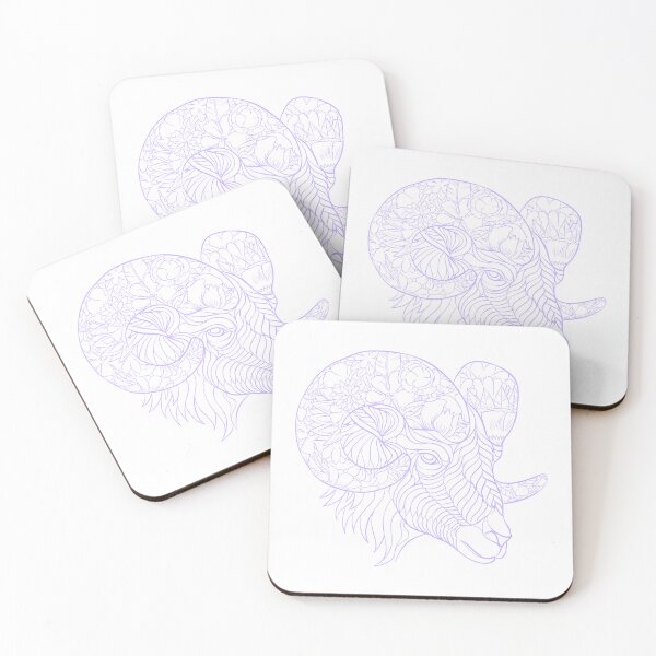 Item preview, Drawing of aries head designed and sold by JAG2B.