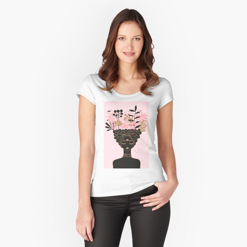 Aperçu de l'œuvre T-shirt échancré créée et vendue par anneamanda.