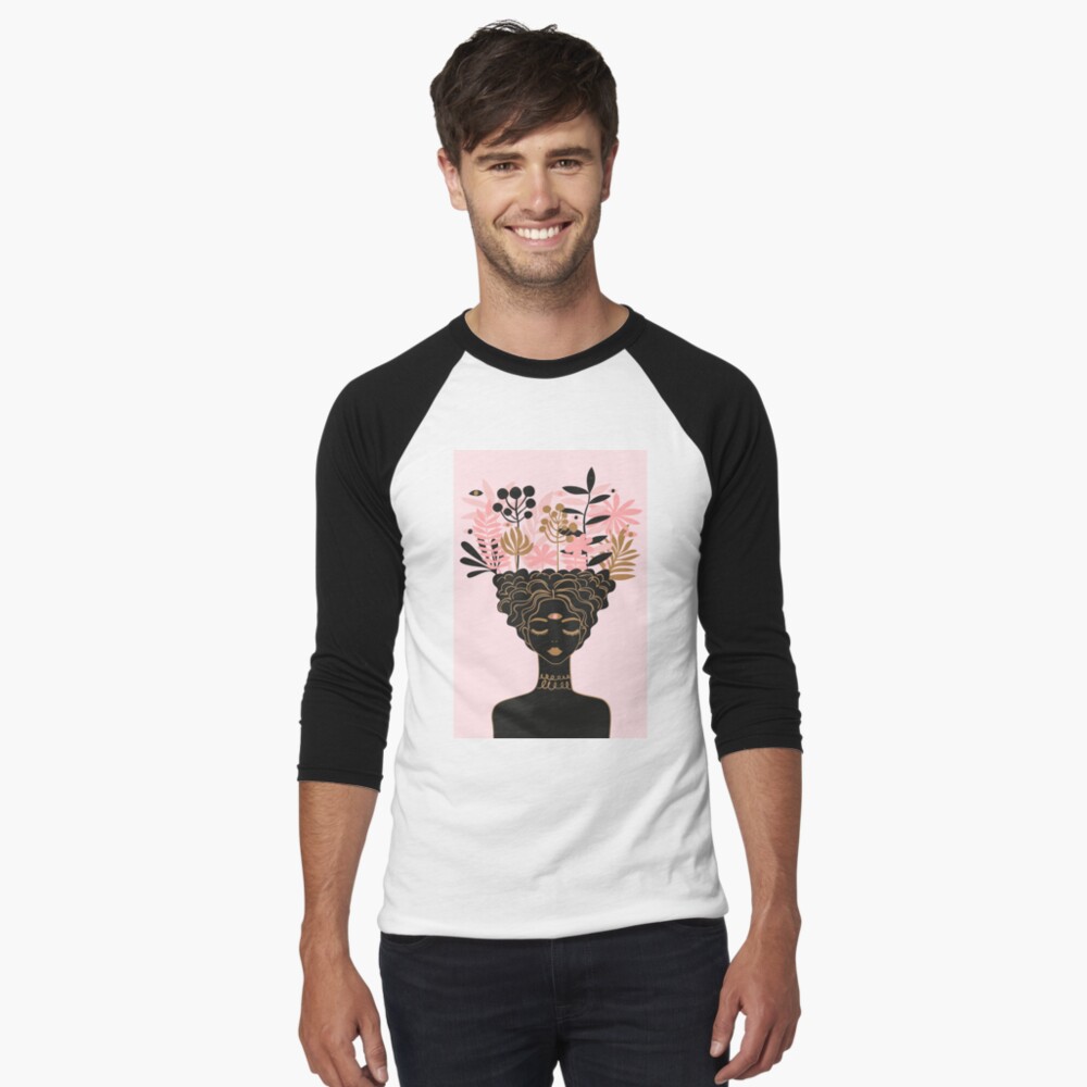 Aperçu de l'œuvre T-shirt baseball manches ¾ créée et vendue par anneamanda.