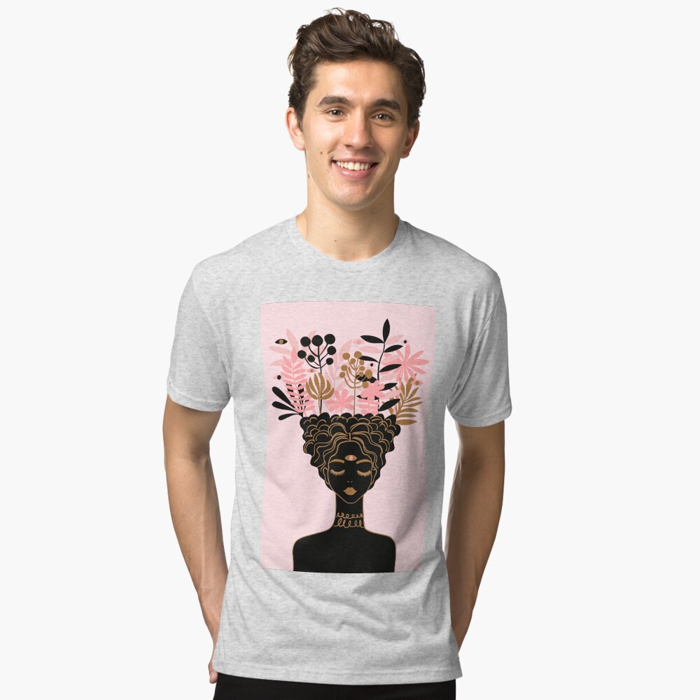Aperçu de l'œuvre T-shirt chiné créée et vendue par anneamanda.