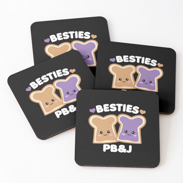 Item preview, Peanut Butter Girls Besties Cute PB&J BFF White Text Kawaii designed and sold by zacben.