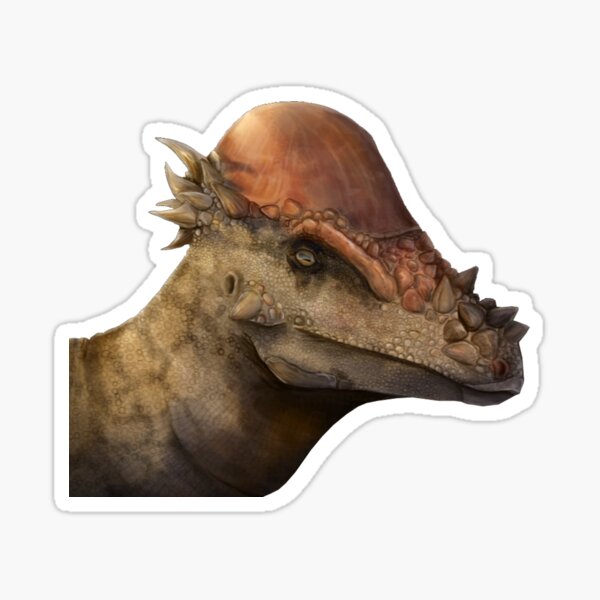 Pachycephalosaurus Sticker For Sale By Iofry Redbubble