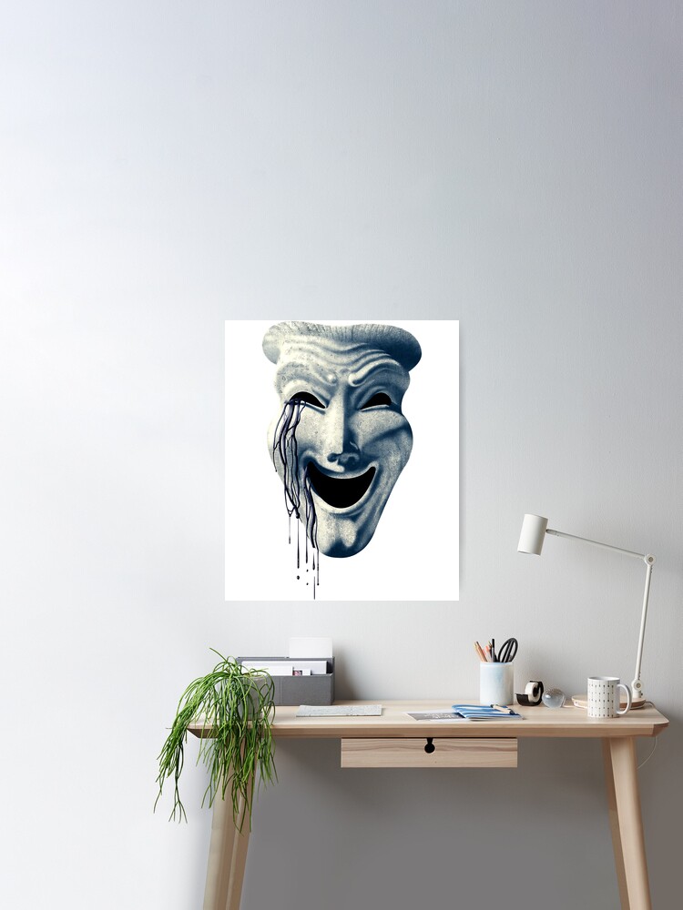 SCP 035 Possessive Mask' Poster, picture, metal print, paint by Lissy2D