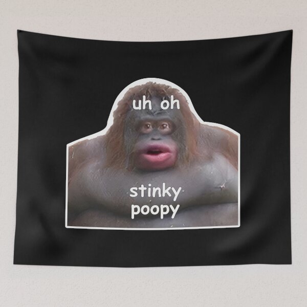 Item preview, Uh Oh Monkey Animal Cute  designed and sold by Abraqadabra.