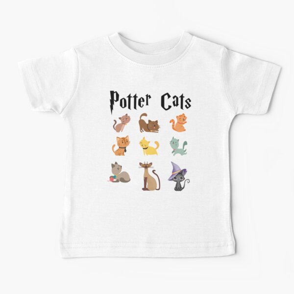 Potter Cats Dark Heather ,Potter Cats ,Birthday Gift Baby T-Shirt