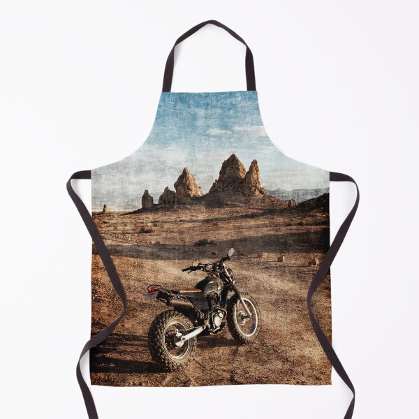 Item preview, Stunning grungy image of dirtbike in the desert designed and sold by ClownFishArts.