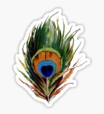 Peacock Feather Sticker