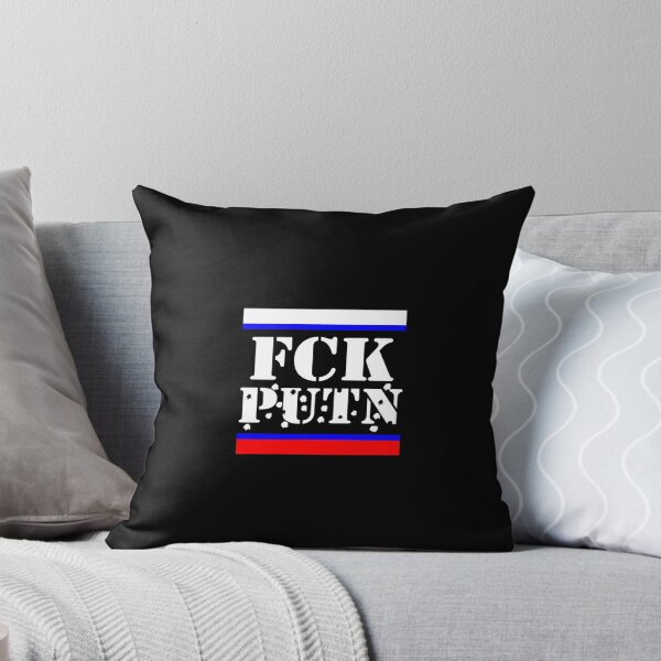 Item preview, FUCK Putin Disparos de la bandera de FCK Putin en blanco Camiseta esencial designed and sold by AvaFlynnf.
