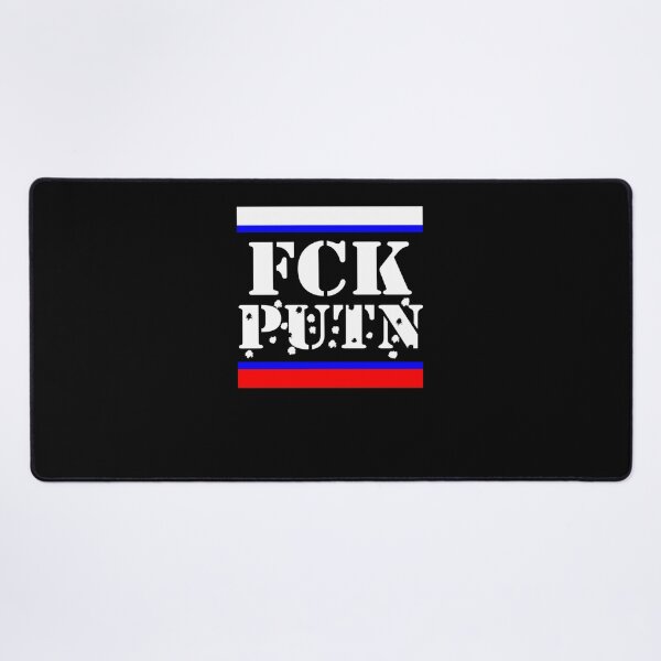 Item preview, FUCK Putin FCK Putin flag shots in white Essential T-Shirt designed and sold by AvaFlynnf.