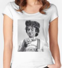 Russischer Robin Tailliertes Rundhals-Shirt