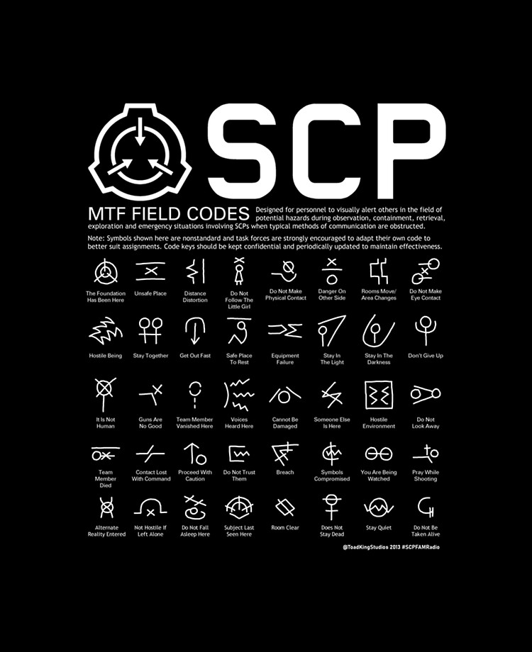 SCP MTF Field Codes by ToadKing07 iPad Case & Skin for Sale by