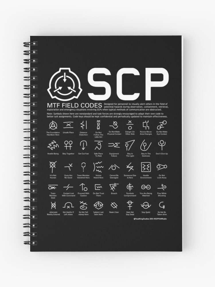 SCP MTF Field Codes by ToadKing07  Photographic Print for Sale by  ClaraCasperson5