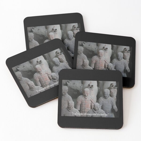Item preview, Terracotta army warning about fruitless wars Quotation  designed and sold by NovawayDirect.