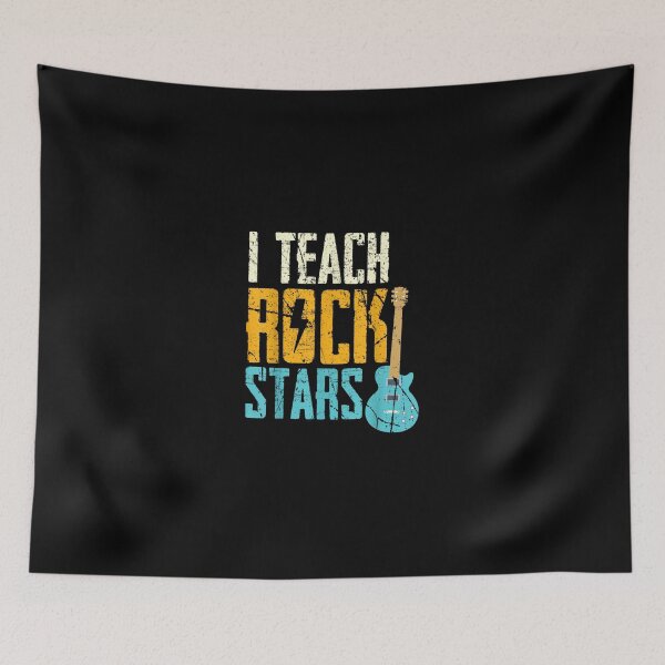 Item preview, I teach rockstars Band Orchestra Teacher T-Shirt designed and sold by AnhornBlaz.