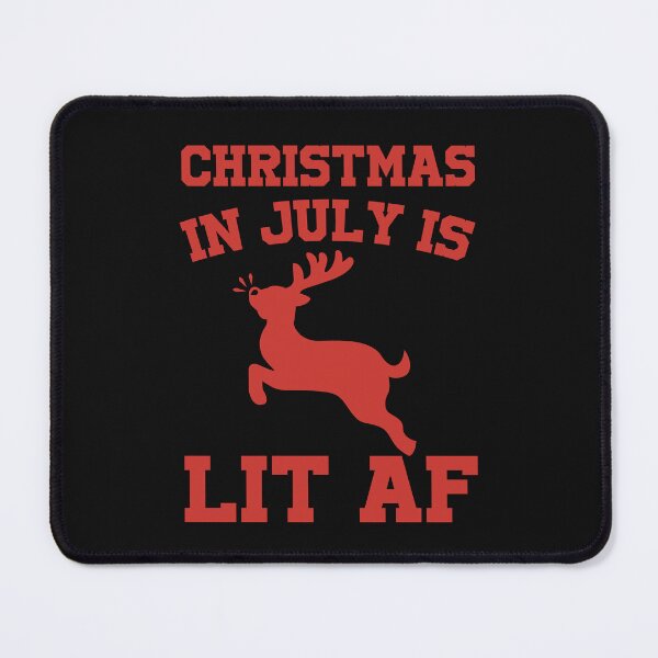 Item preview, CHRISTMAS IN JULY IS LIT AF America Fourth of July Independence Day designed and sold by AmapolaSerrato.