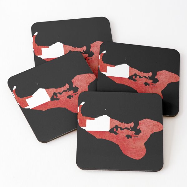 Item preview, Classic Tonga flag map designed and sold by EpicMaps.