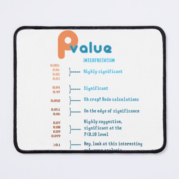 Item preview, P Value Data Science Design for a Data Scientist  designed and sold by sebastian3210.