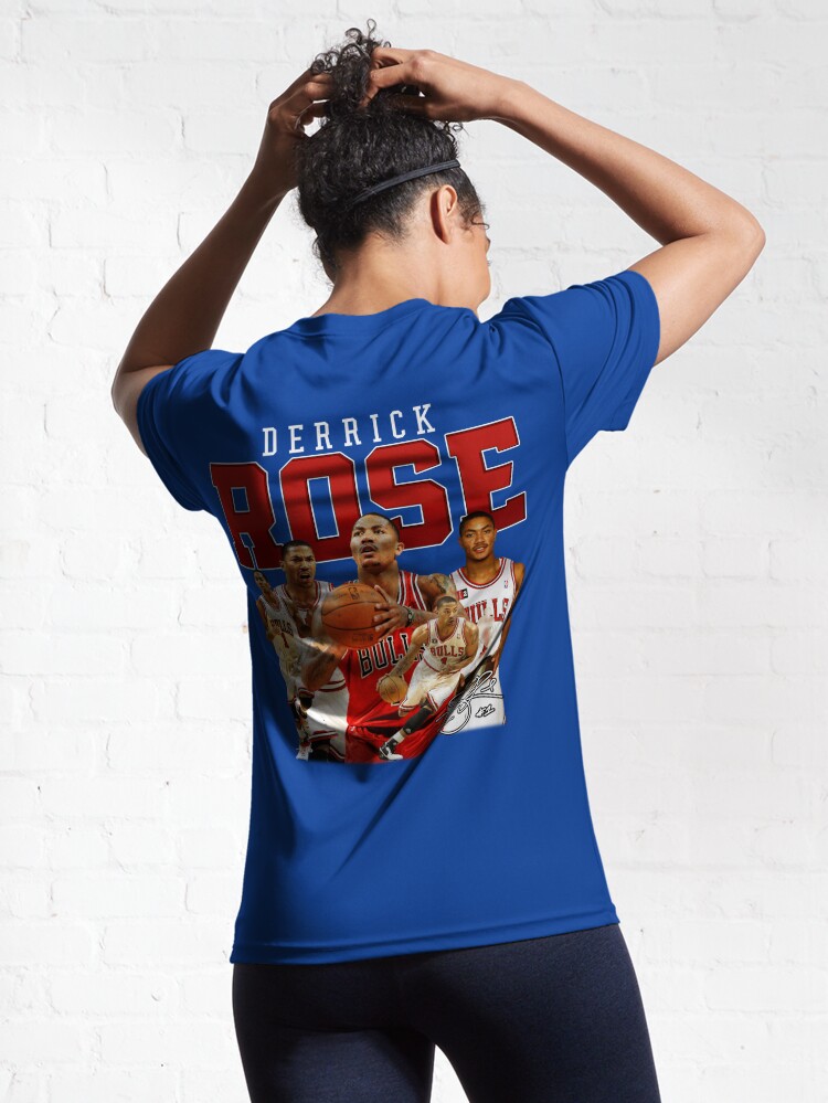 Derrick Rose Mvp Chicago Basketball Signature Vintage Retro Unisex T-Shirt  - Teeruto