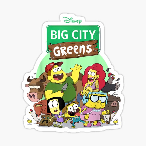 "Big City Greens Family Group TShirt" Sticker for Sale by BolchAria