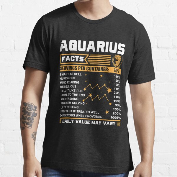 Keep Calm I'm An Aquarius Men's Long Sleeve T Shirt Funny Humour Birthday Zodiac 