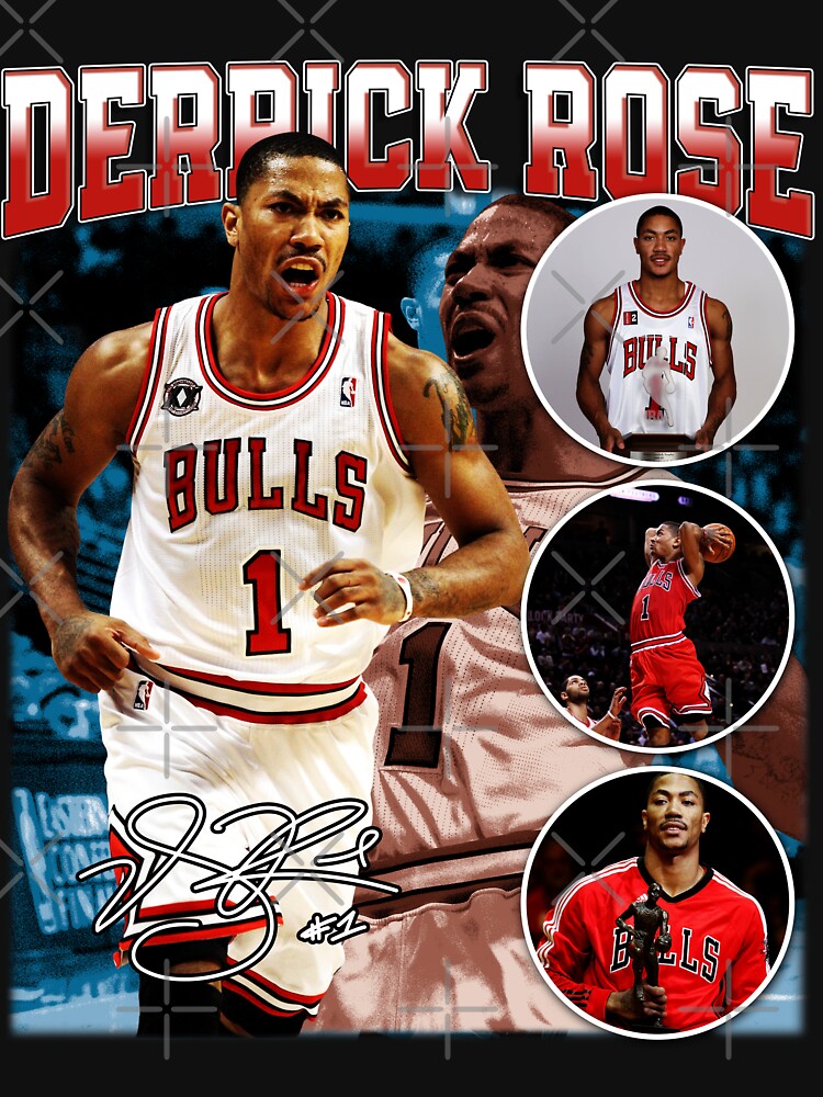 Derrick Rose MVP Chicago Basketball Signature Vintage Retro 80s 90s Bootleg Rap Style Essential T Shirt for Sale by Isabella Heller 316 Redbubble