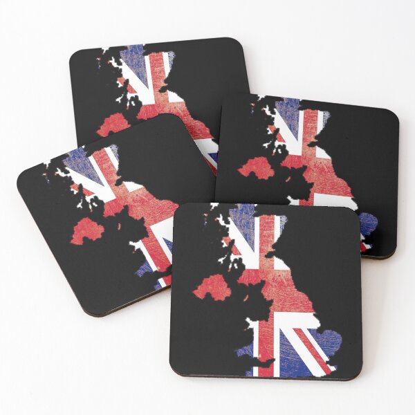Item preview, Classic UK flag map designed and sold by EpicMaps.