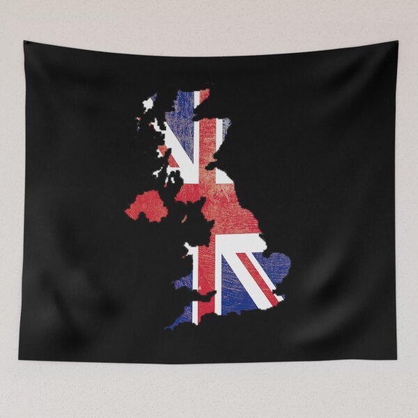 Item preview, Classic UK flag map designed and sold by EpicMaps.