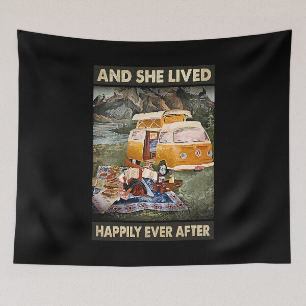 Item preview, And she lived happily ever after camping designed and sold by SaoirseNeid.