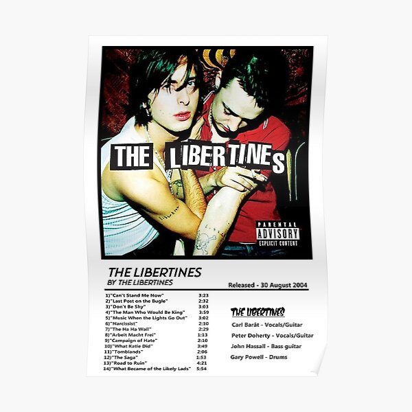 The Libertines Poster Poster By Seserbolongs Redbubble