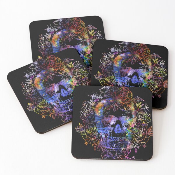Item preview, Skull And Roses Colorfull designed and sold by Boomroom.