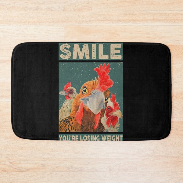 Item preview, smile chicken Smile you're losing weight designed and sold by KinstleHawa.
