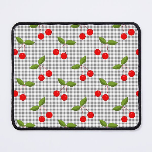 Item preview, Cherry and check pattern designed and sold by mrhighsky.