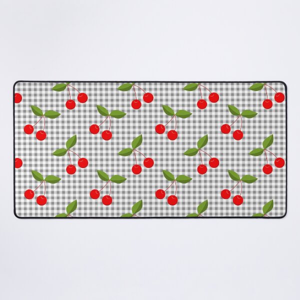 Item preview, Cherry and check pattern designed and sold by mrhighsky.
