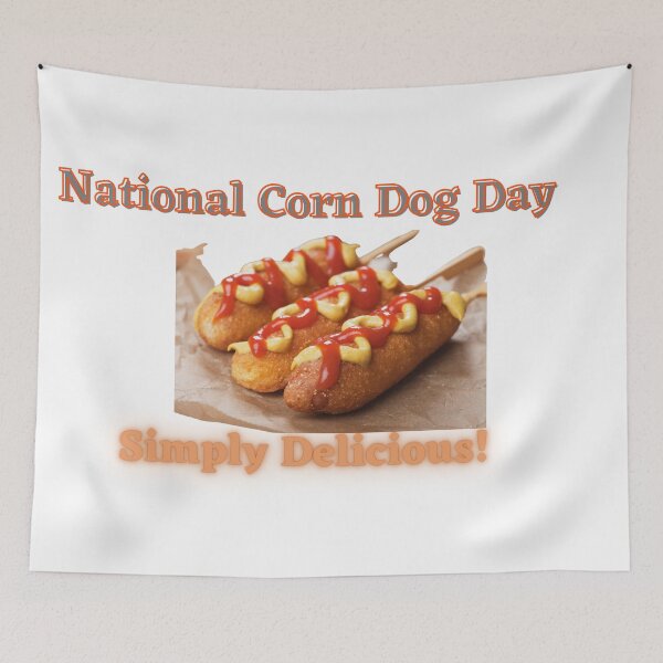 Item preview, National Corn Dog Day designed and sold by SolSel ⭐⭐⭐⭐⭐.