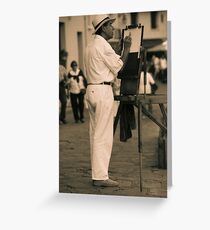 Artist Greeting Card