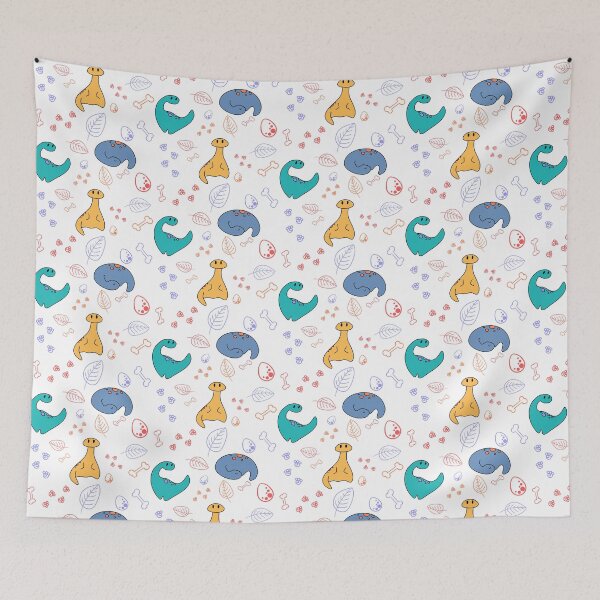 Item preview, dinosaur pattern designed and sold by SerenaVisualArt.